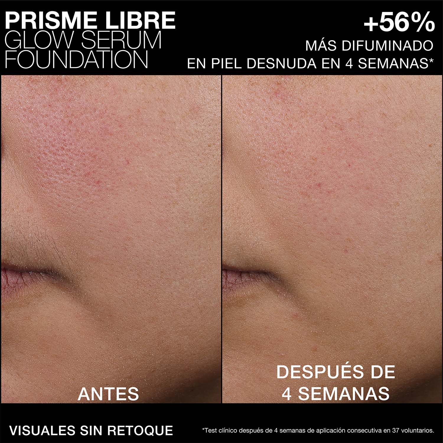 PRISME LIBRE GLOW SERUM FOUNDATION. BASE DE MAQUILLAJE EN SUERO QUE MEJORA LA PIEL, LUMINOSIDAD 24H E HIDRATACIÓN 48 H (BASE DE MAQUILLAJE EN SUERO)